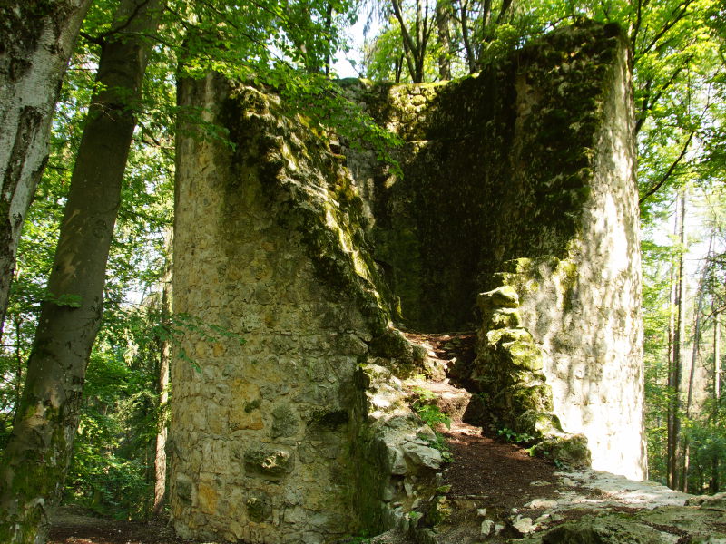 Ruine oberhalb des Laabertals